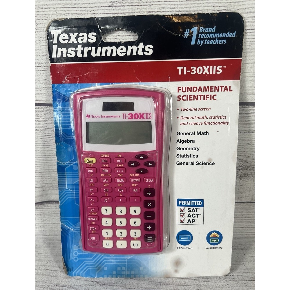 NIB‎ Texas Instruments TI-30XIIS Pink Scientific Calculator SAT ACT AP